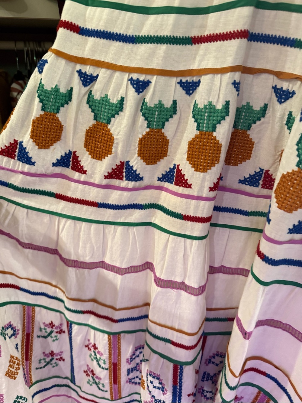 FARM Rio White Maxi Dress with Multicolor Embroidery - Picture 3 of 6